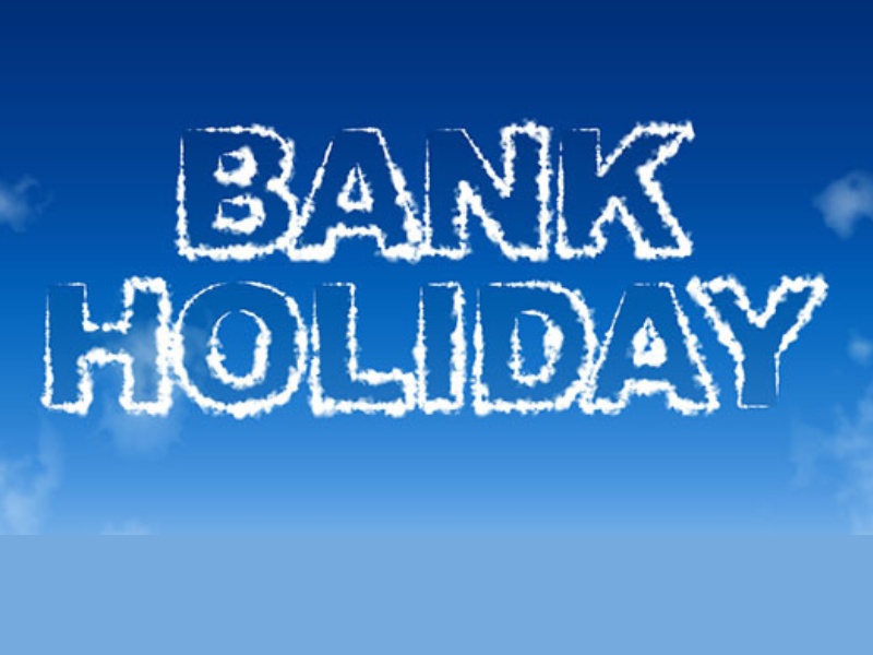 Bank holiday graphic