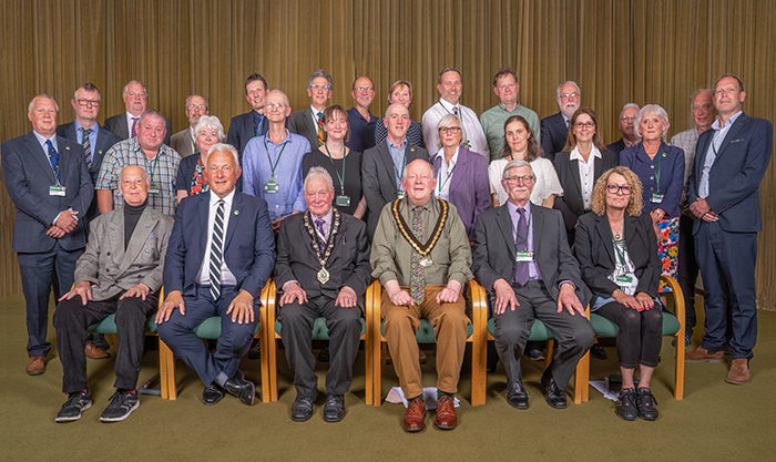 Councillors elected May 2023 group photograph