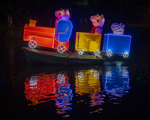 decorated boats peppa pig