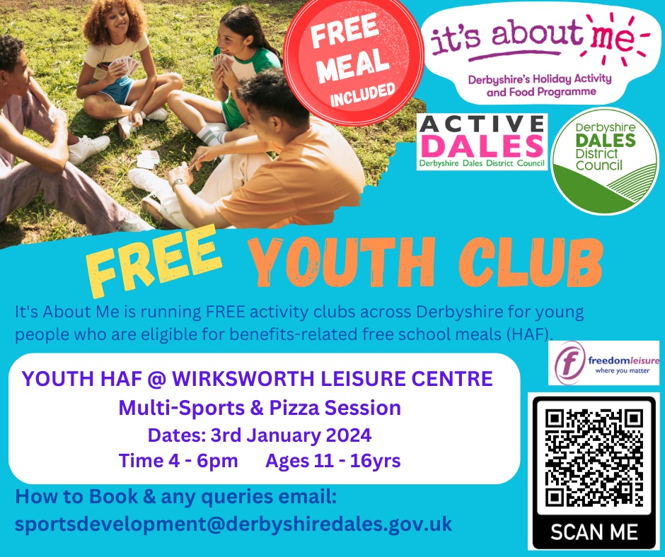 Youth Club session for winter HAF programme
